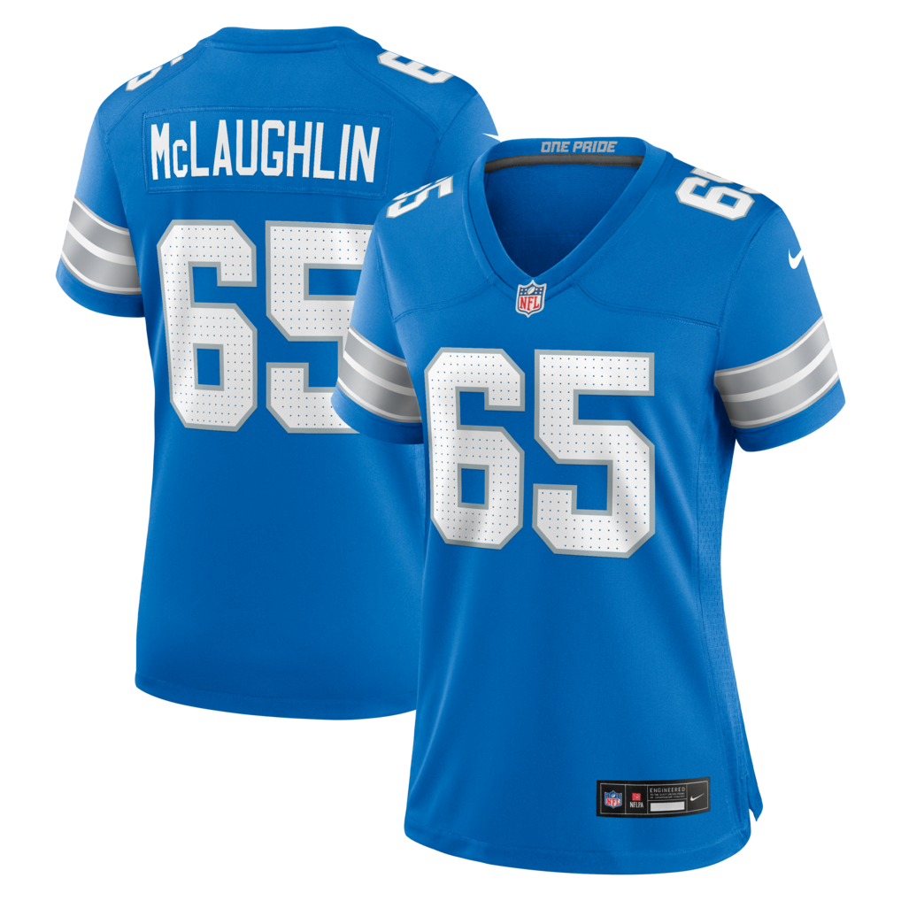 Women's Detroit Lions Seth McLaughlin Nike Blue Team Game Jersey - Jersey