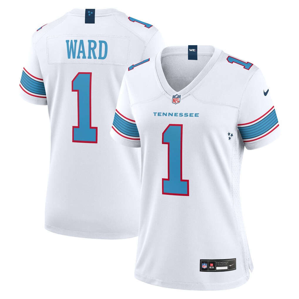 Women's Tennessee Titans Cameron Ward Nike White Game Jersey - Jersey