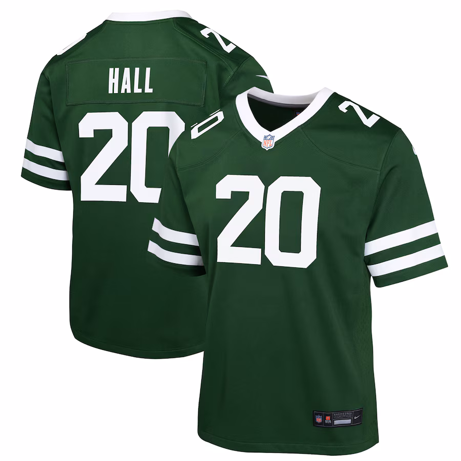 Youth New York Jets Breece Hall Nike Green Game Jersey - Jersey