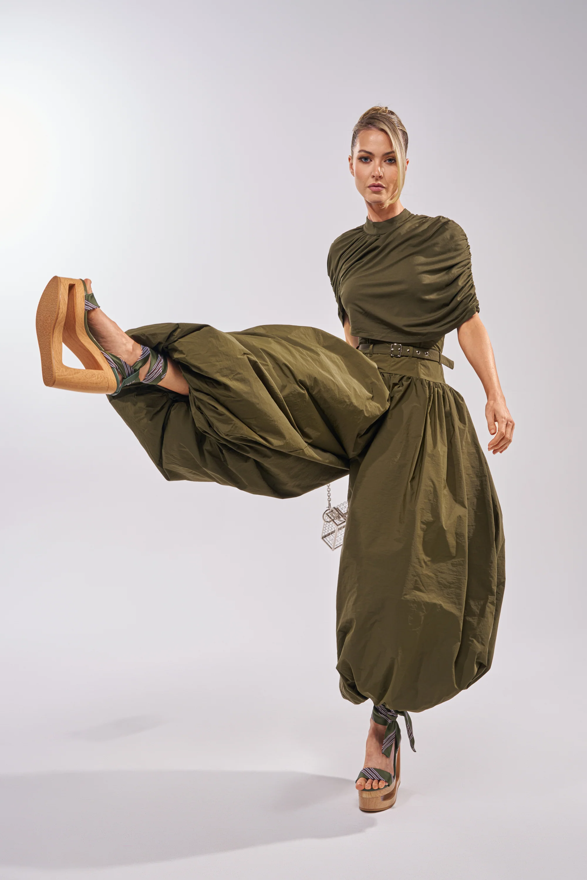 SPIN ME AROUND POPLIN JUMPSUIT - Akira Wear