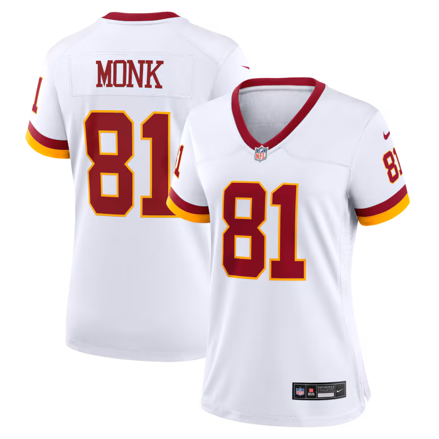 Women's Washington Commanders Art Monk Nike White Alternate 2 Super Bowl Era Game Jersey - Jersey