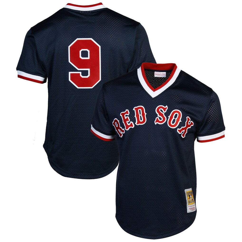Men's Boston Red Sox Ted Williams Mitchell & Ness Navy Authentic Batting Practice Jersey - Jersey