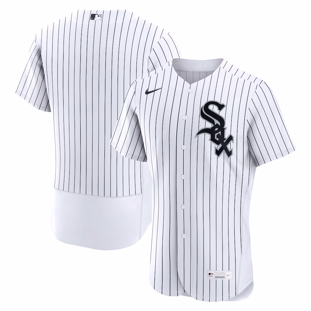 Men's Chicago White Sox  Nike White Home Authentic Jersey - Jersey