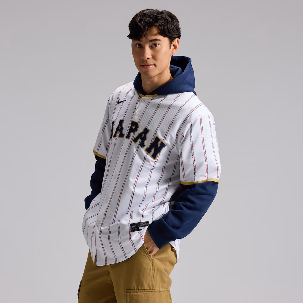Men's Japan Baseball Nike White 2026 World Baseball Classic Home Stadium Jersey - Jersey