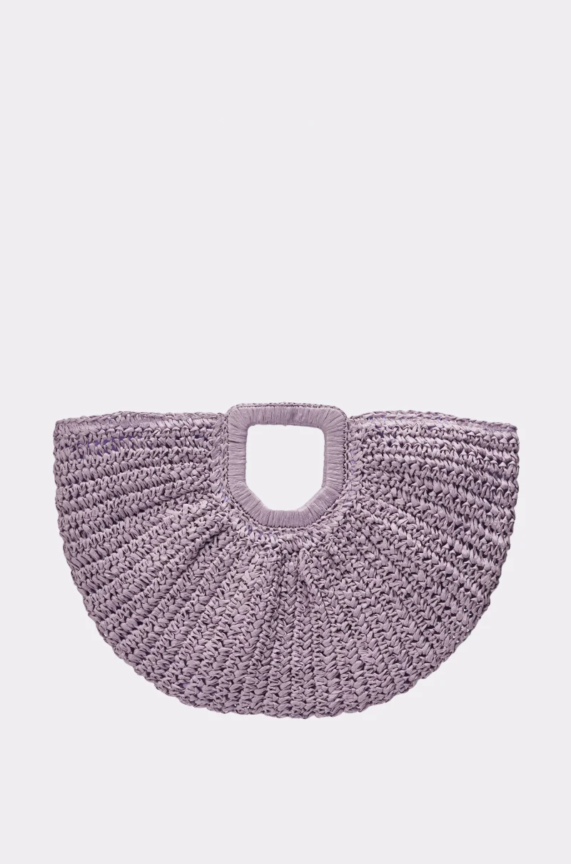 CATCHING FLIGHT RAFFIA CLUTCH - Akira Wear