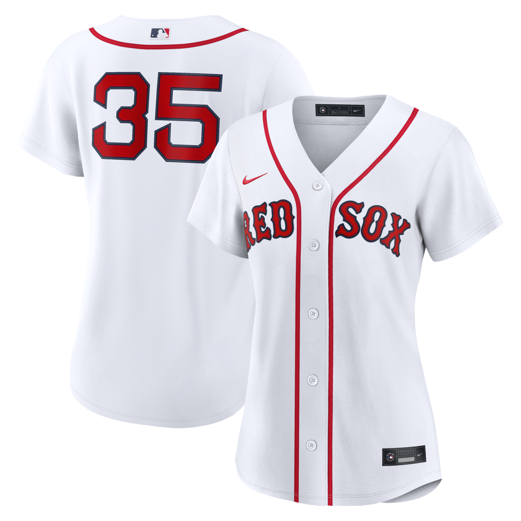 Women's Boston Red Sox Garrett Crochet Nike White Home Replica Jersey - Jersey
