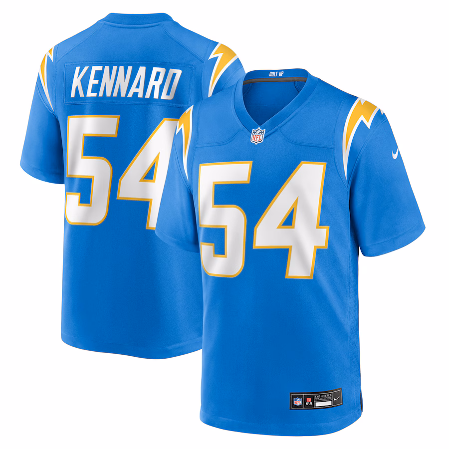 Men's Los Angeles Chargers Kyle Kennard Nike Powder Blue Team Game Jersey - Jersey