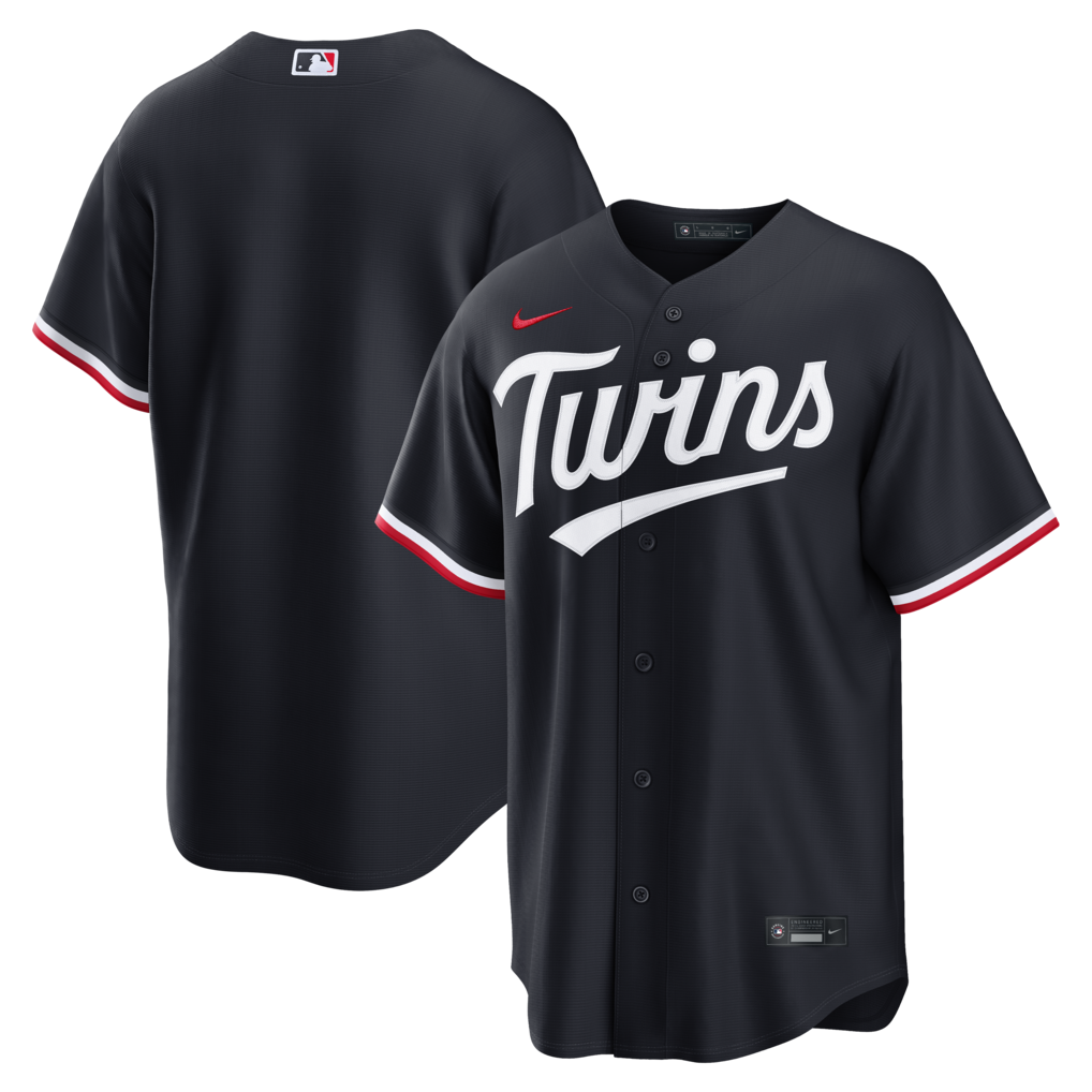 Men's Minnesota Twins  Nike Navy Alternate Replica Jersey - Jersey