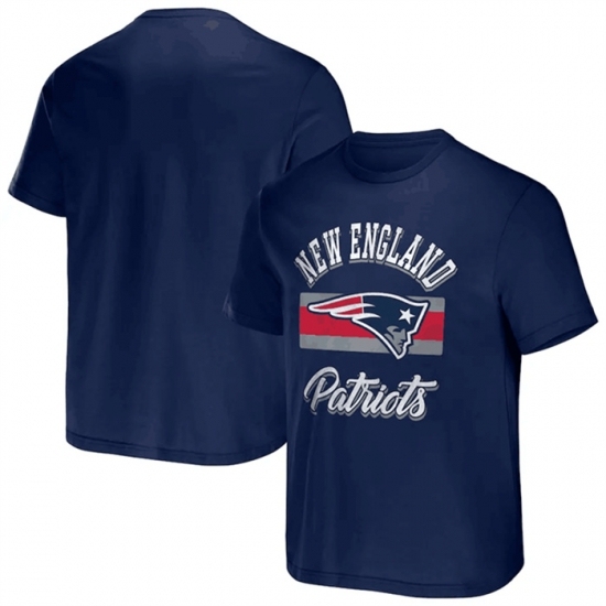 Men's New England Patriots Navy X Darius Rucker Collection Stripe T Shirt - Jersey