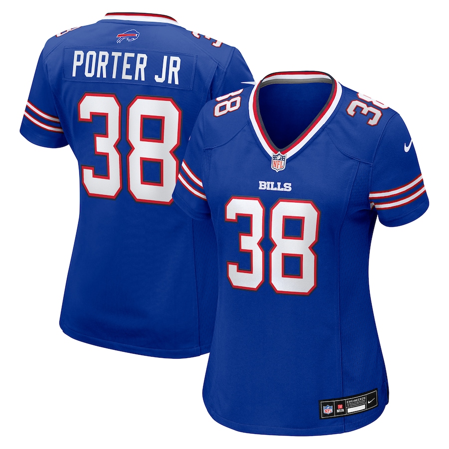 Women's Buffalo Bills Daryl Porter Jr Nike Royal Team Game Jersey - Jersey