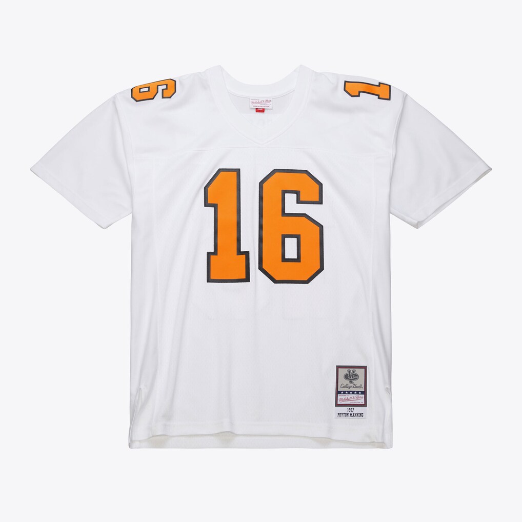 Men's Mitchell & Ness Peyton Manning White Tennessee Volunteers 1997 Legacy Replica Jersey - Jersey