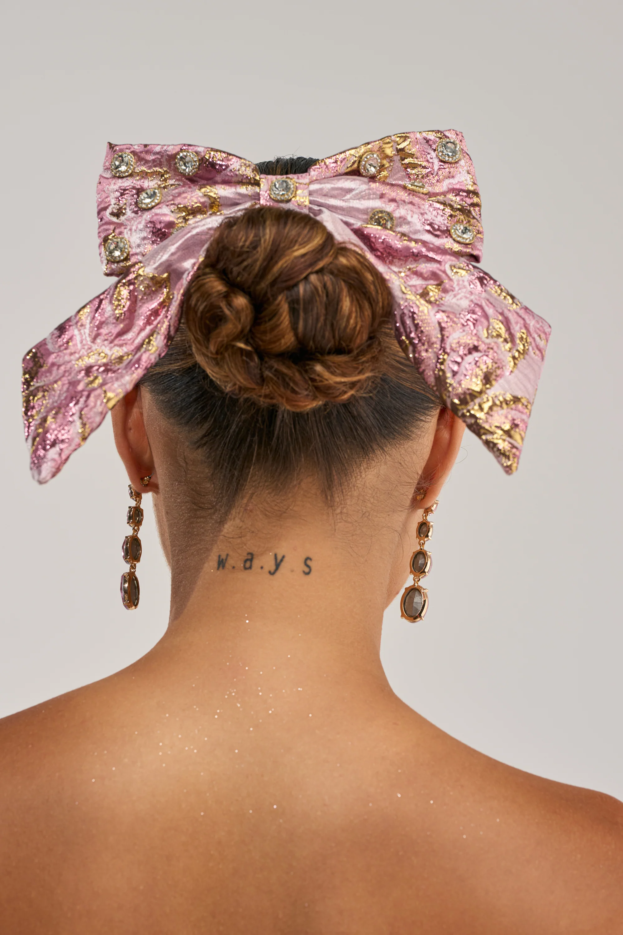 GLAM GROOVE BROCADE HAIR BOW - Akira Wear