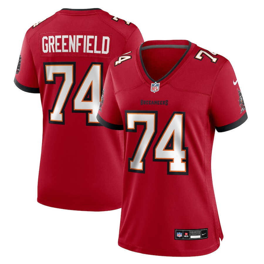 Women's Tampa Bay Buccaneers Garret Greenfield Nike Red Team Game Jersey - Jersey