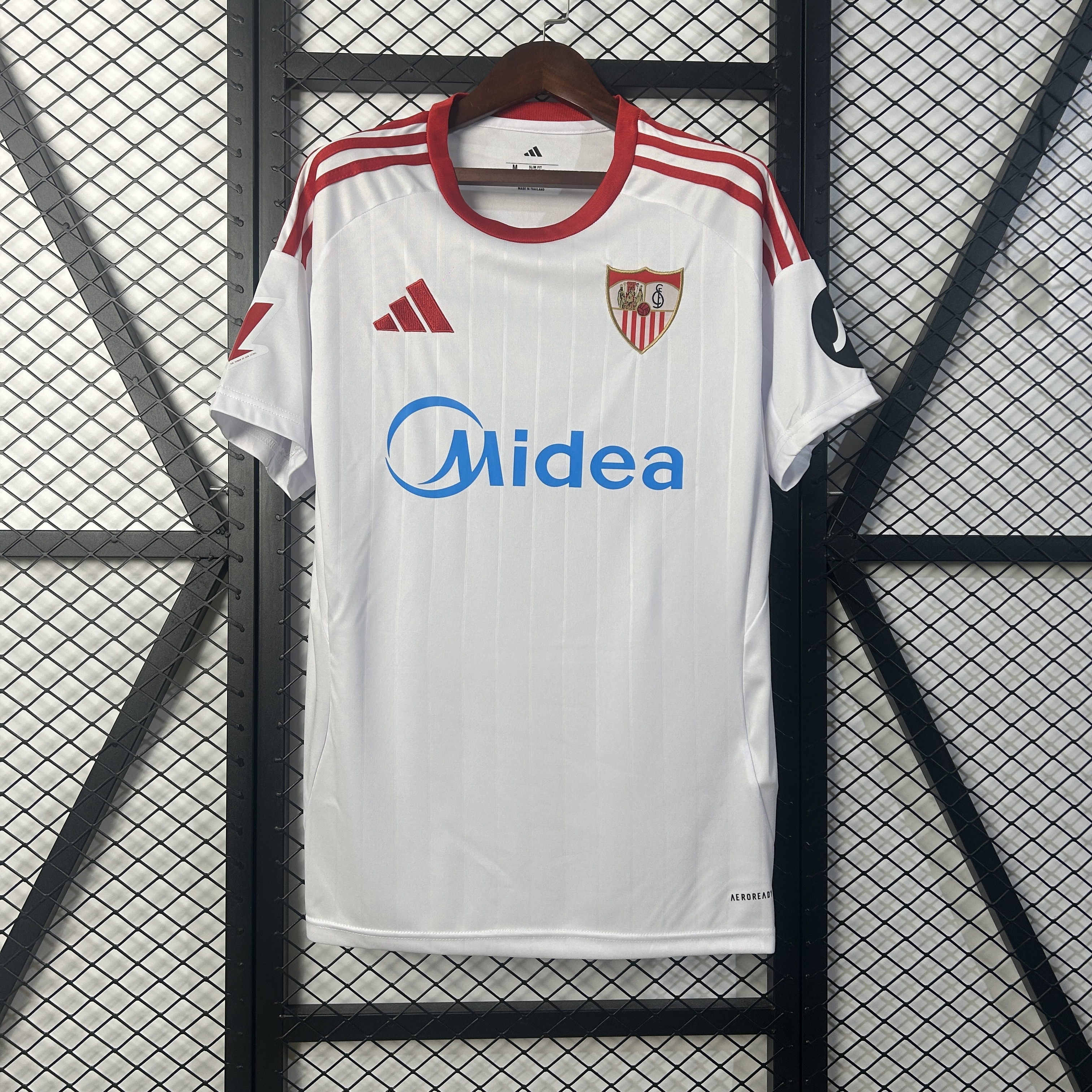 Sevilla FC Soccer Jersey Home Custom Shirt 2025/26 - Jersey