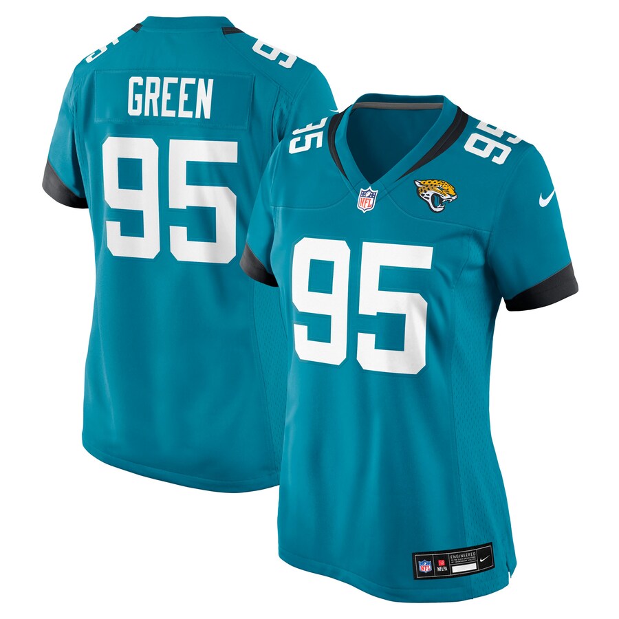 Women's Jacksonville Jaguars B.J. Green Nike Teal Team Game Jersey - Jersey