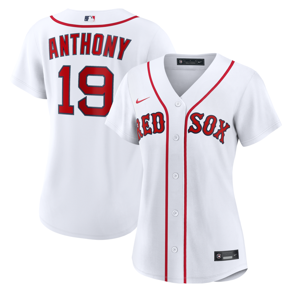 Women's Boston Red Sox Roman Anthony Nike White Home Replica Player Jersey - Jersey