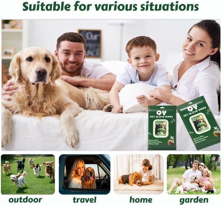 Pet Washing Glove Wipes
