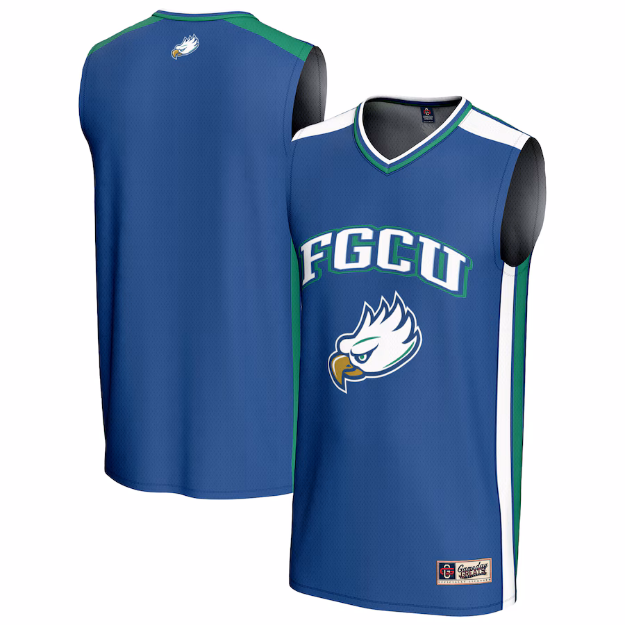 Men's GameDay Greats Blue Florida Gulf Coast Eagles Basketball Jersey - Jersey