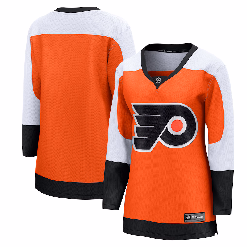 Women's Philadelphia Flyers Fanatics Burnt Orange Home Breakaway Jersey - Jersey