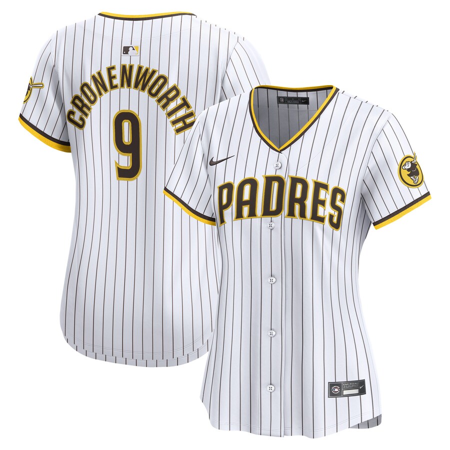 Women's San Diego Padres Jake Cronenworth Nike White Home Limited Jersey - Jersey
