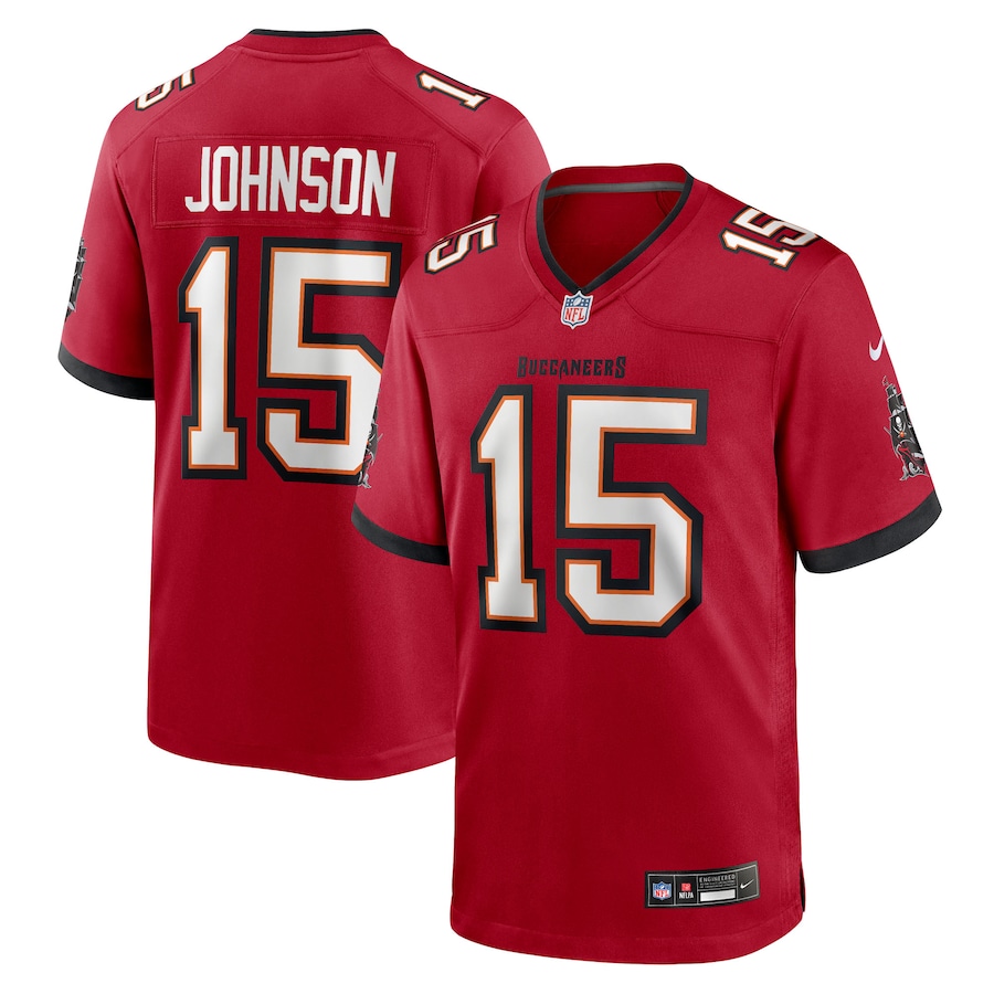 Men's Tampa Bay Buccaneers Tez Johnson Nike Red Team Game Jersey - Jersey