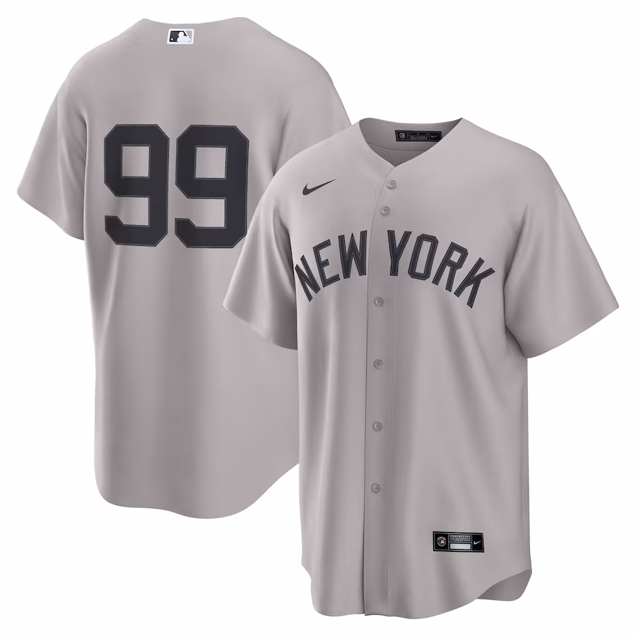 Men's New York Yankees Aaron Judge Nike Gray Road Replica Jersey - Jersey