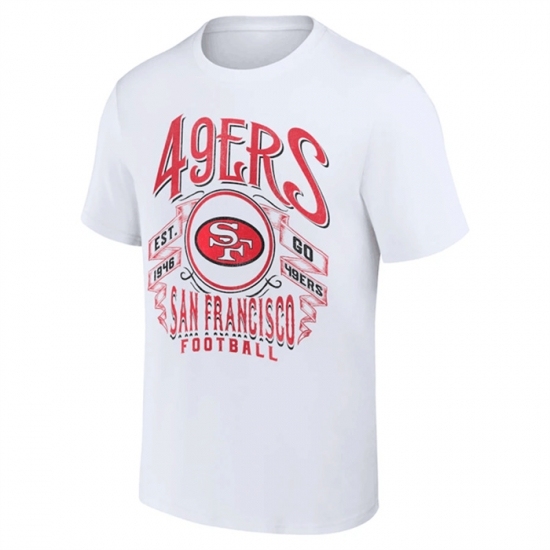 Men's San Francisco 49ers White X Darius Rucker Collection Vintage Football T Shirt - Jersey