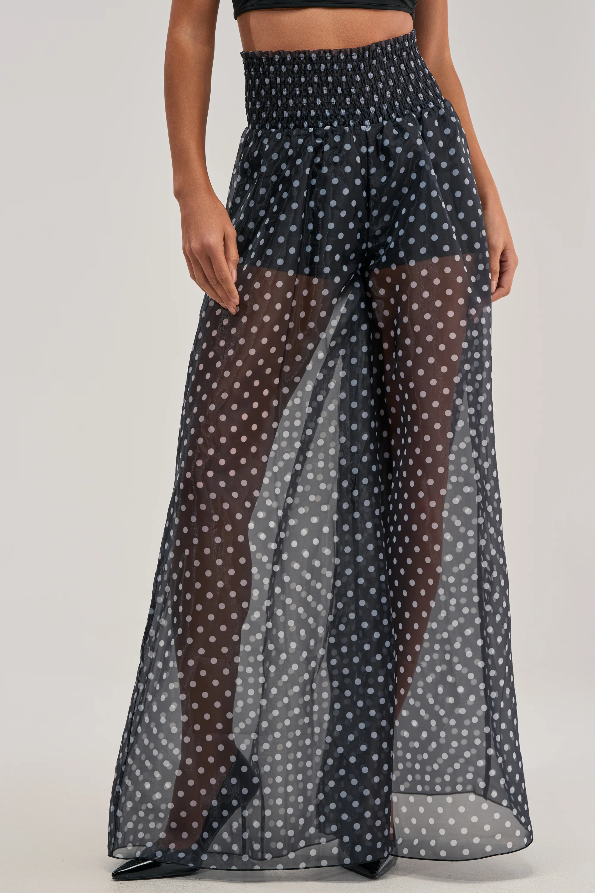 PRETTY GIRL POLKA DOT PALAZZO PANT - Akira Wear