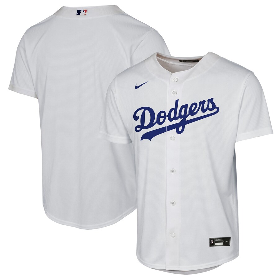 Youth Los Angeles Dodgers Nike White Home Replica Jersey - Jersey