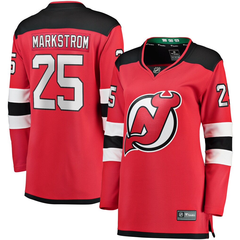 Women's New Jersey Devils Jacob Markstrom Fanatics Red Home Breakaway Jersey - Jersey