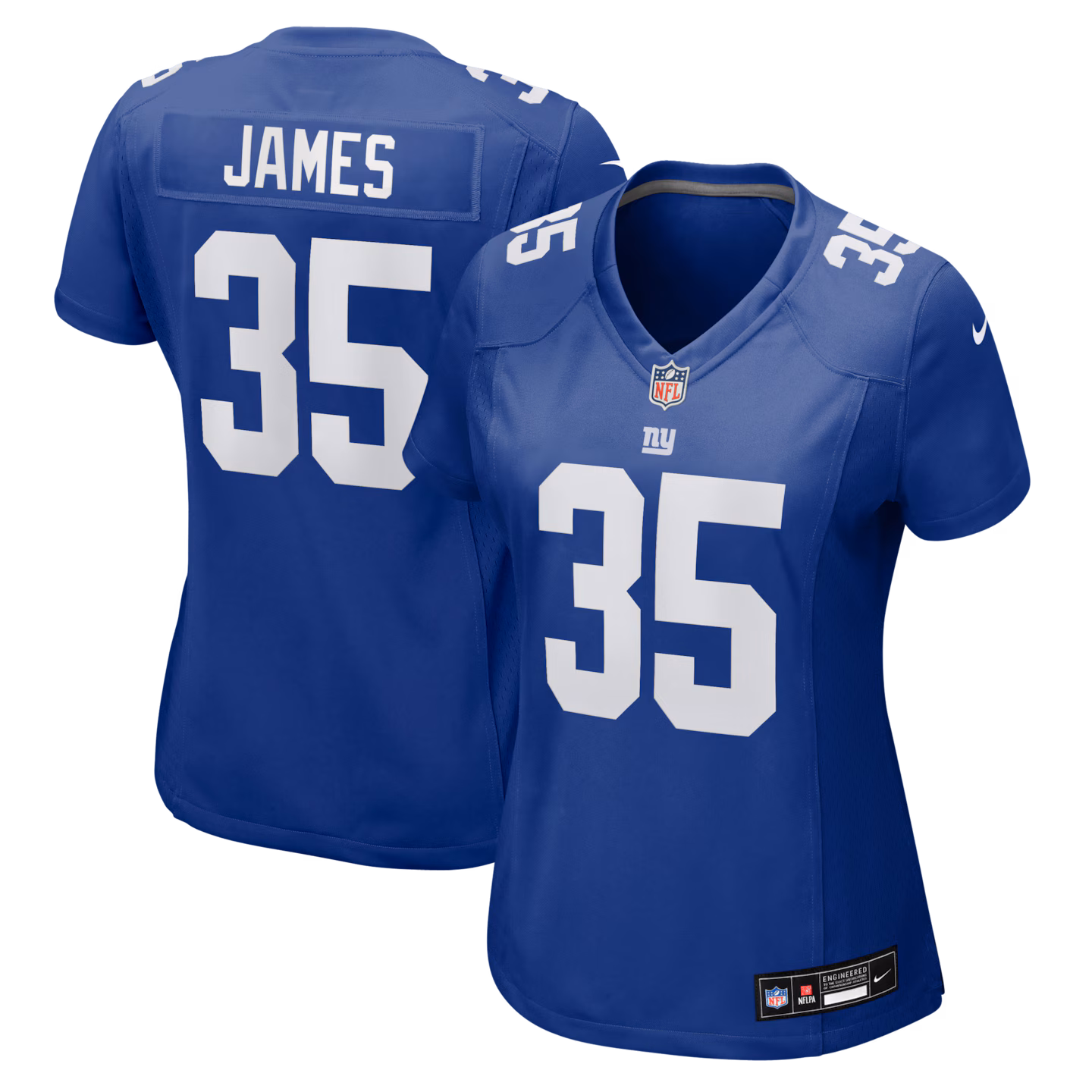 Women's New York Giants LaMareon James Nike Royal Team Game Jersey - Jersey