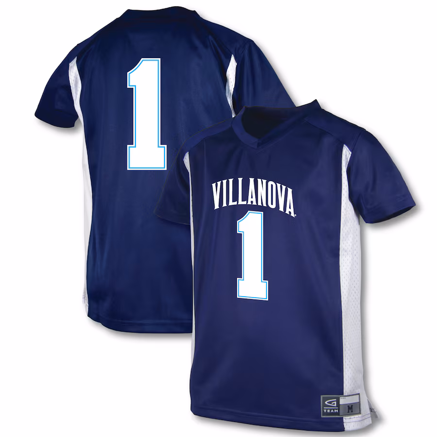Youth Garb #1 Blue Villanova Wildcats Football Jersey - Jersey