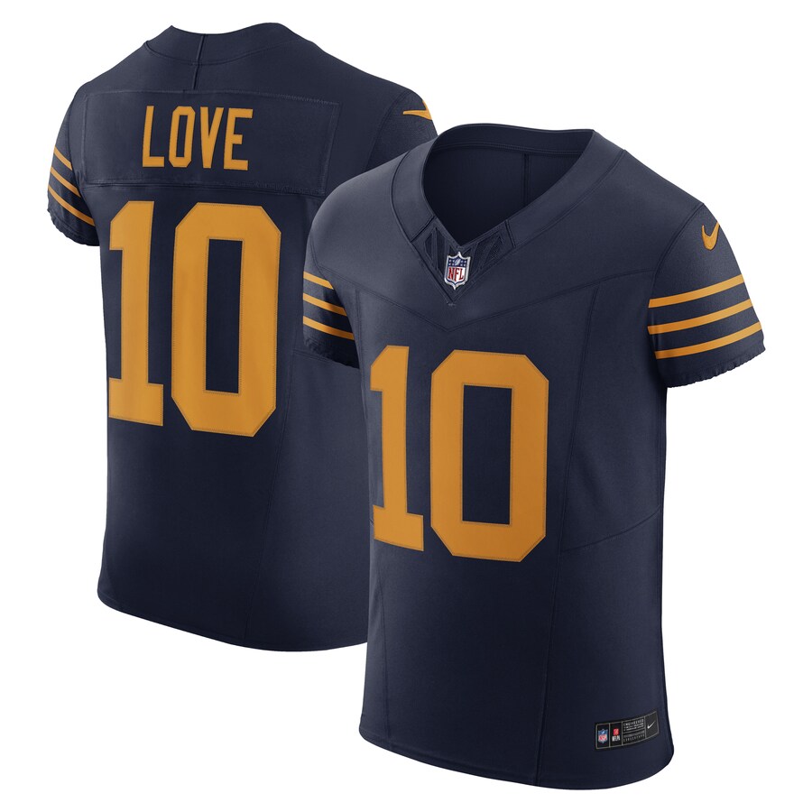 Men's Green Bay Packers Jordan Love Nike Navy The 1923 Classic Vapor F.U.S.E. Elite Jersey - Jersey
