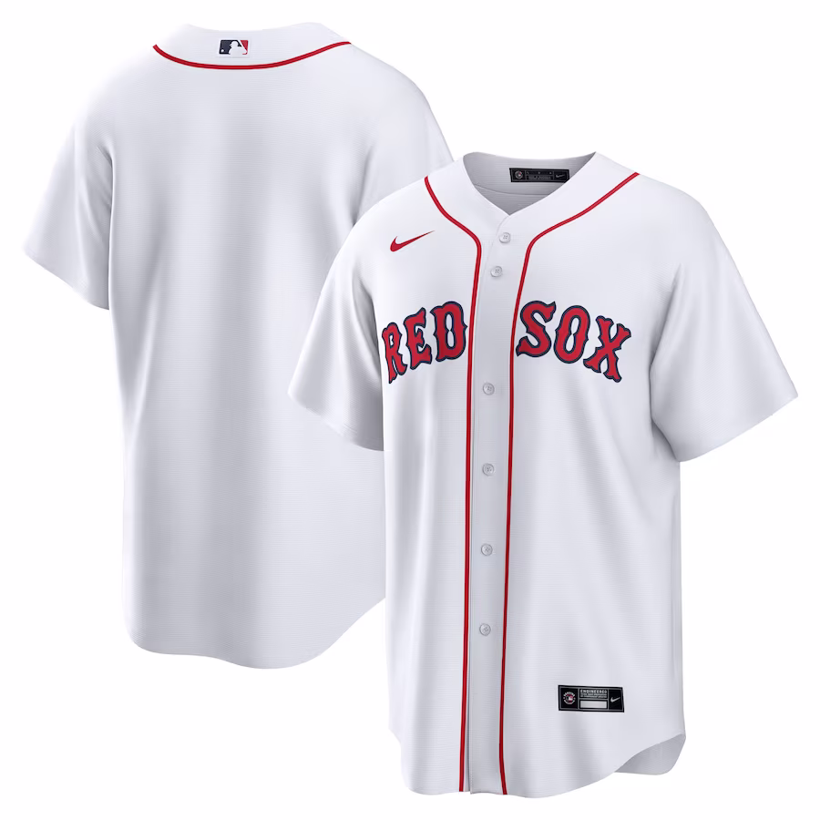 Men's Boston Red Sox Nike White Home Blank Replica Jersey - Jersey