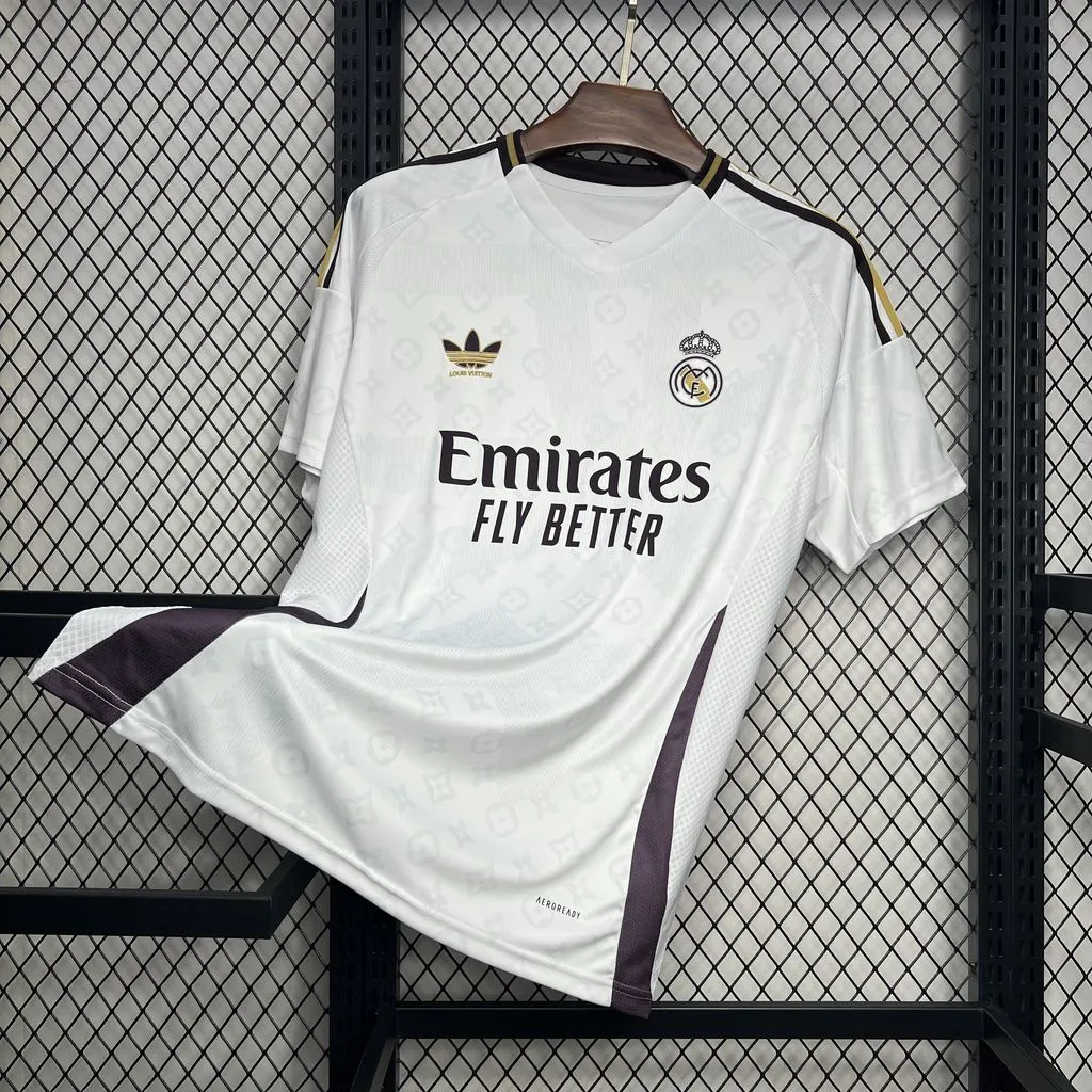 Real Madrid Soccer Jersey LV Joint Custom Shirt 2024/25 - Jersey