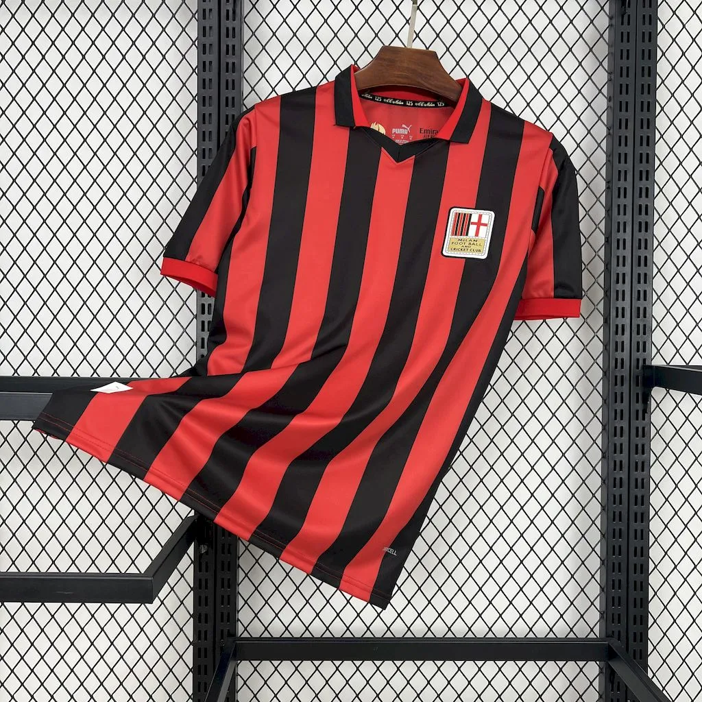AC Milan Soccer Jersey 125th Anniversary Custom Shirt 2024/25 - Jersey