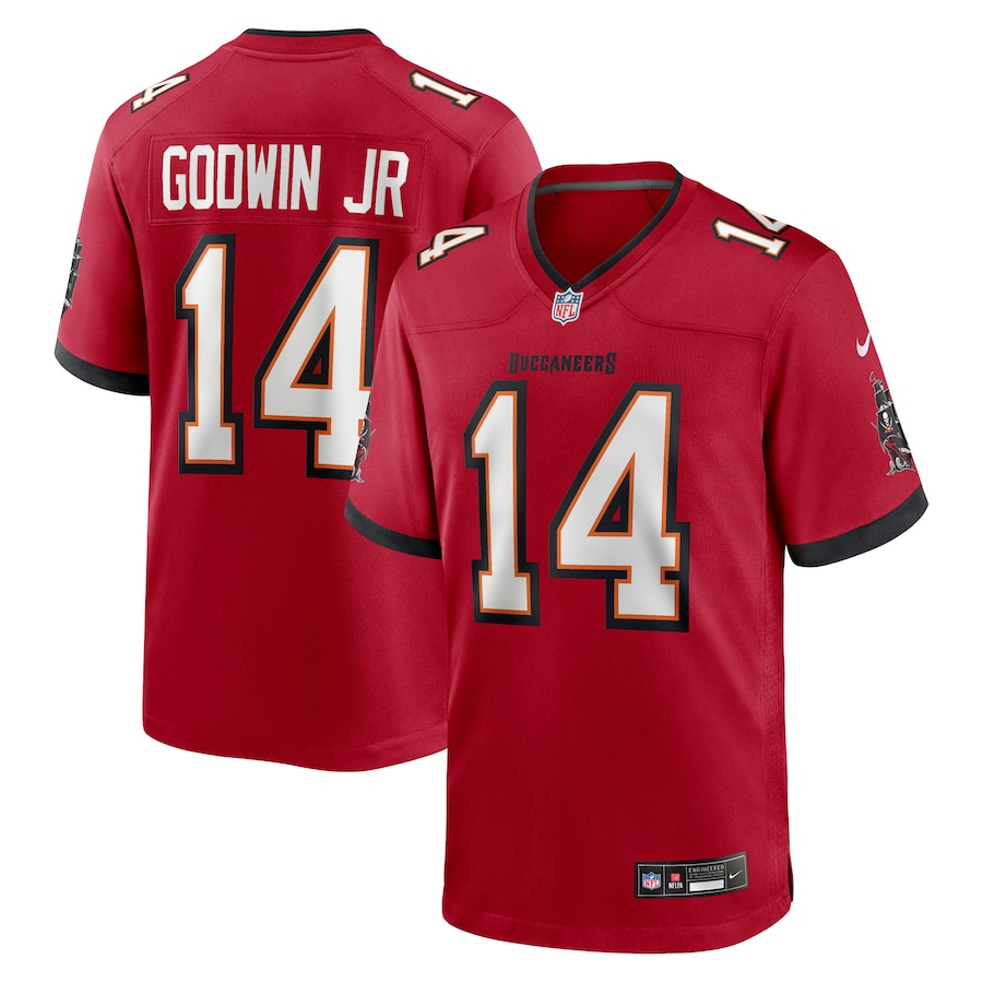 Men's Tampa Bay Buccaneers Chris Godwin Jr. Nike Red Game Player Jersey - Jersey