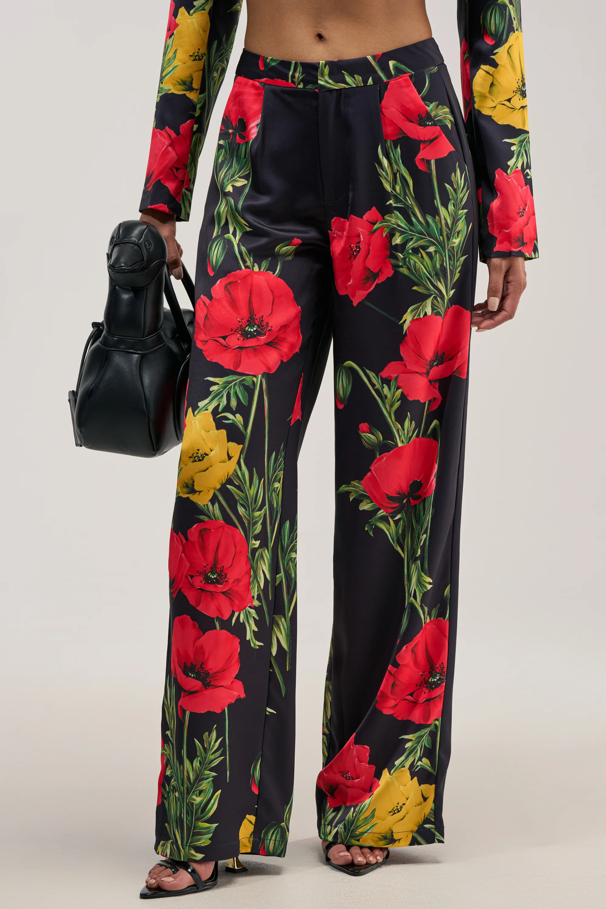 WILDFLOWER SATIN TROUSER - Akira Wear