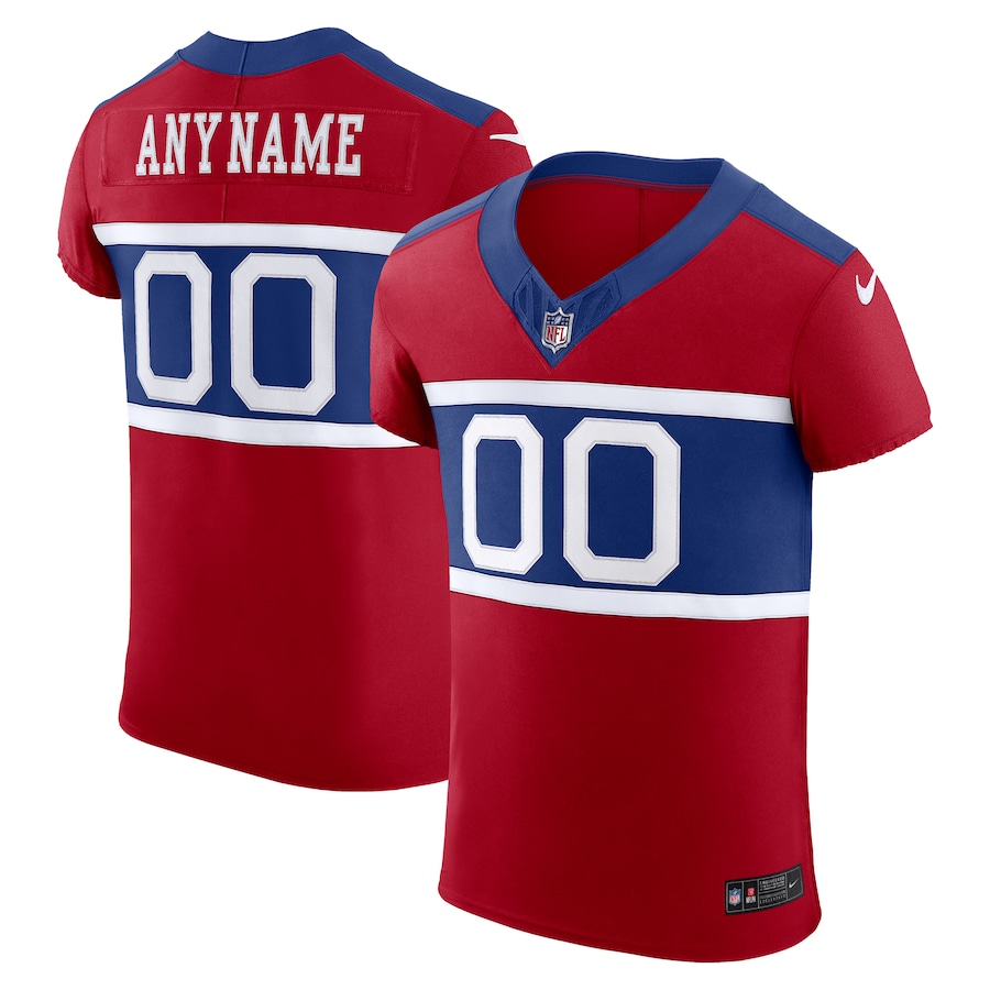 Men's New York Giants Nike Red Alternate Vapor F.U.S.E. Elite Custom Jersey - Jersey