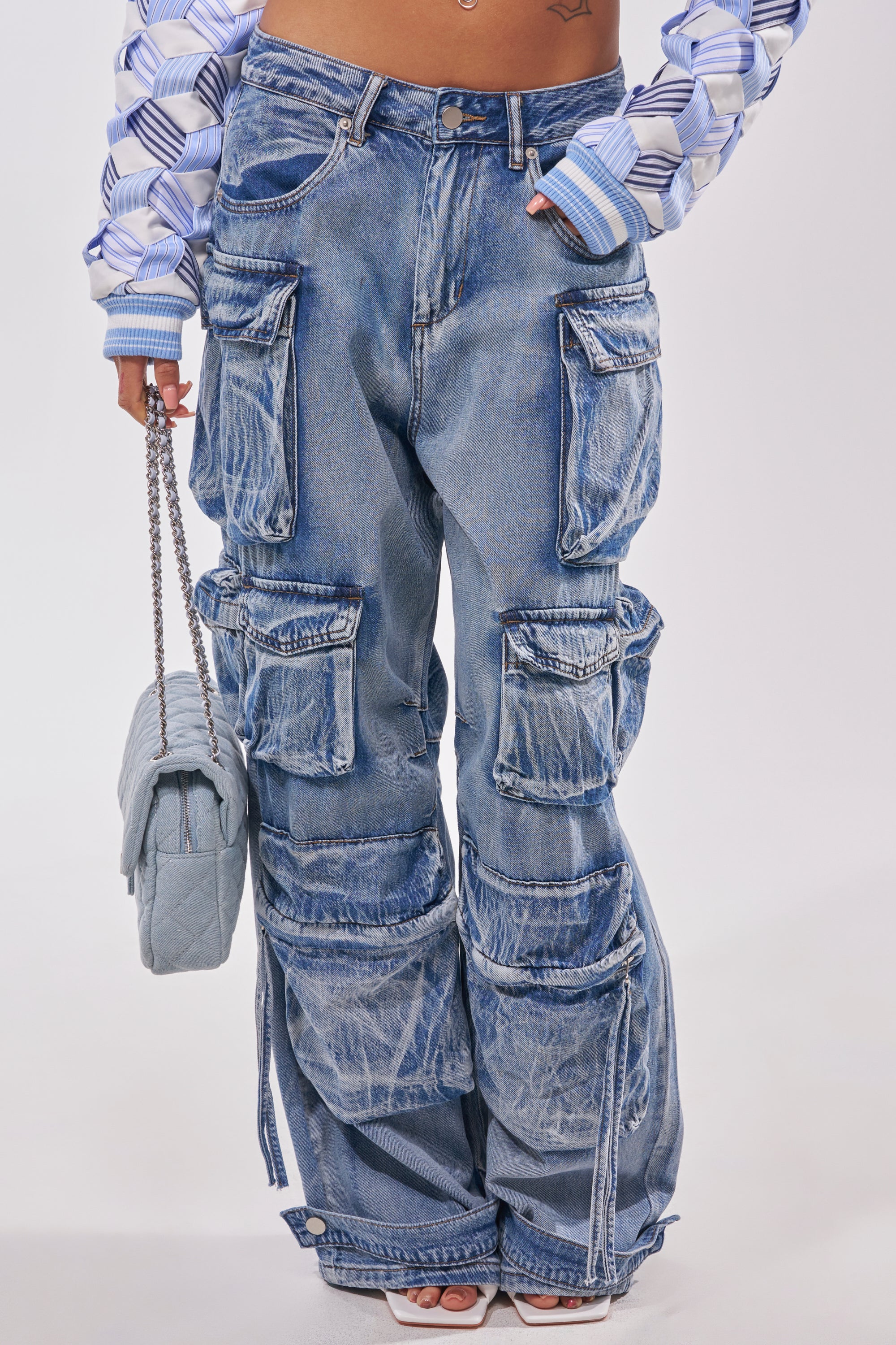 EASY ENOUGH CARGO DENIM - Akira Wear