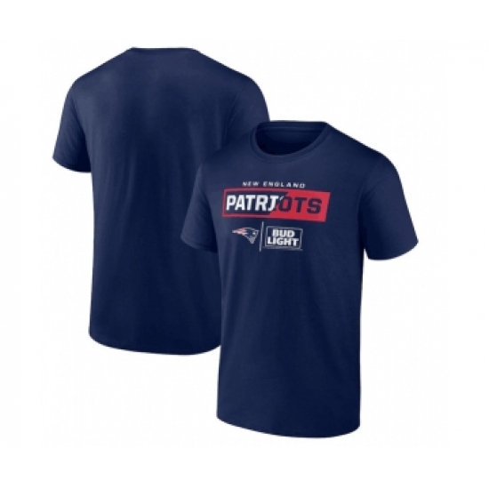Men's New England Patriots Navyx Bud Light T-Shirt - Jersey