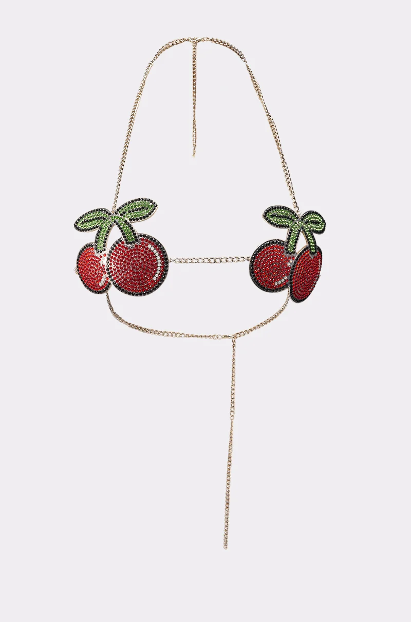 POP IT CHERRY BODY CHAIN - Akira Wear