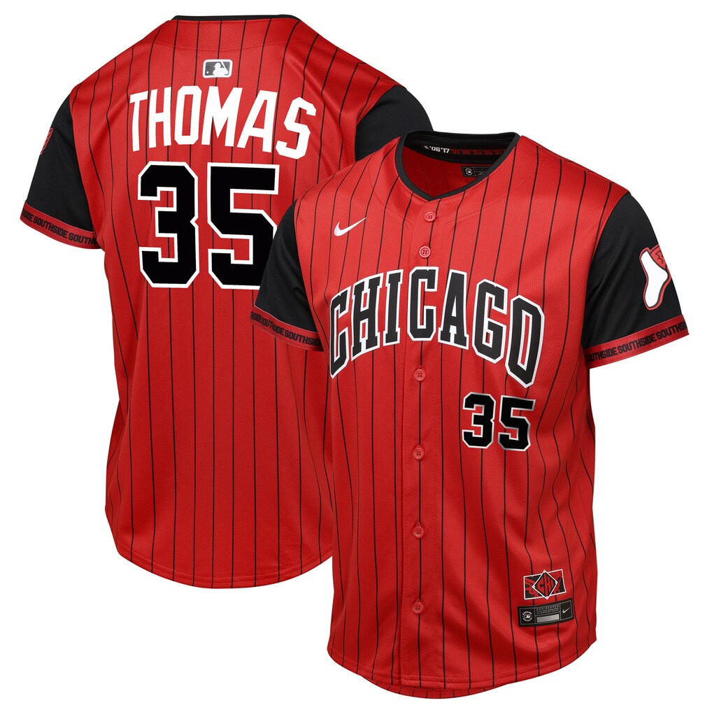 Youth Chicago White Sox Frank Thomas  Red/Black 2025 City Connect Limited Player Jersey - Jersey
