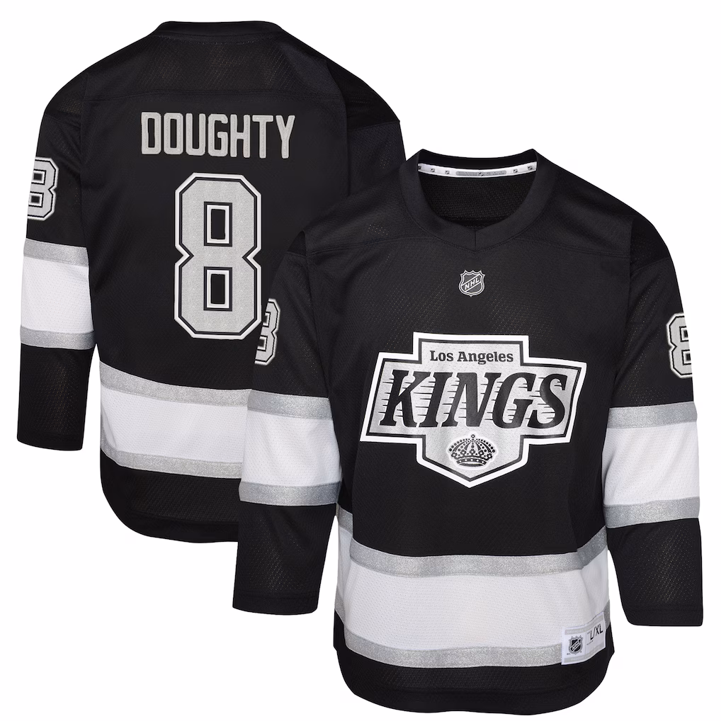Youth Los Angeles Kings Drew Doughty Outerstuff Black Home Replica Player Jersey - Jersey