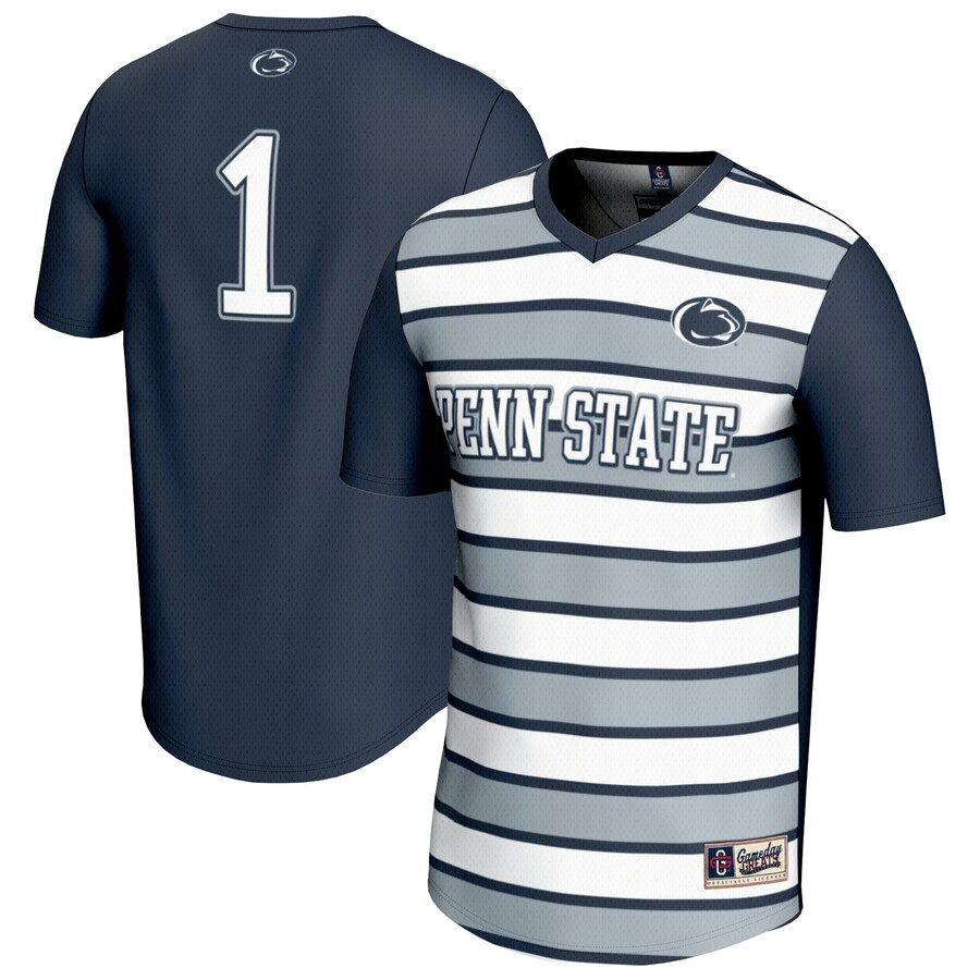 Youth GameDay Greats #1 Navy Penn State Nittany Lions Lightweight Soccer Fashion Jersey - Jersey