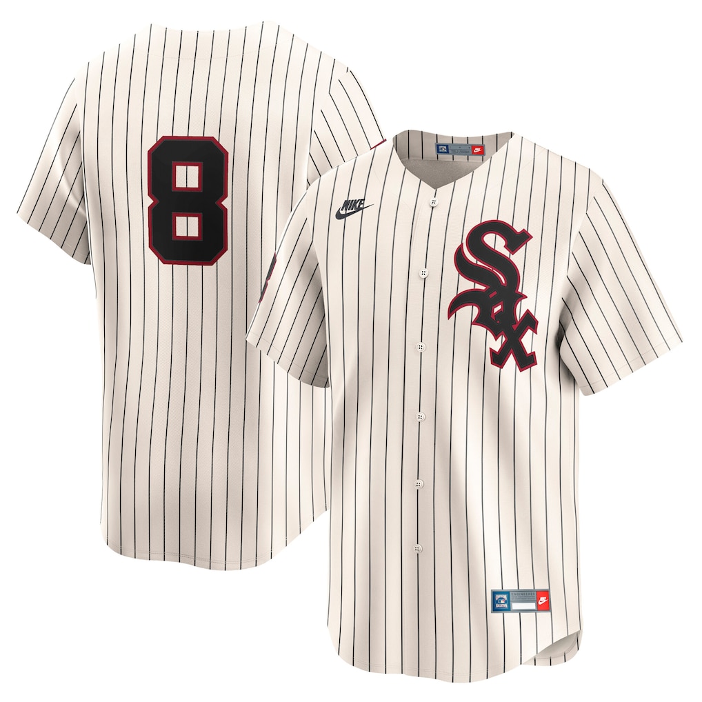 Men's Chicago White Sox Bo Jackson Nike Cream Cooperstown Collection Limited Jersey - Jersey