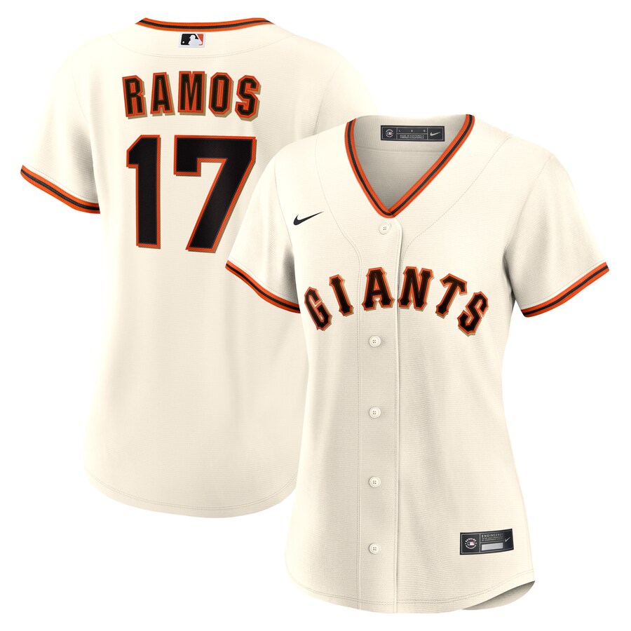 Women's San Francisco Giants Heliot Ramos Nike White Home Replica Jersey - Jersey