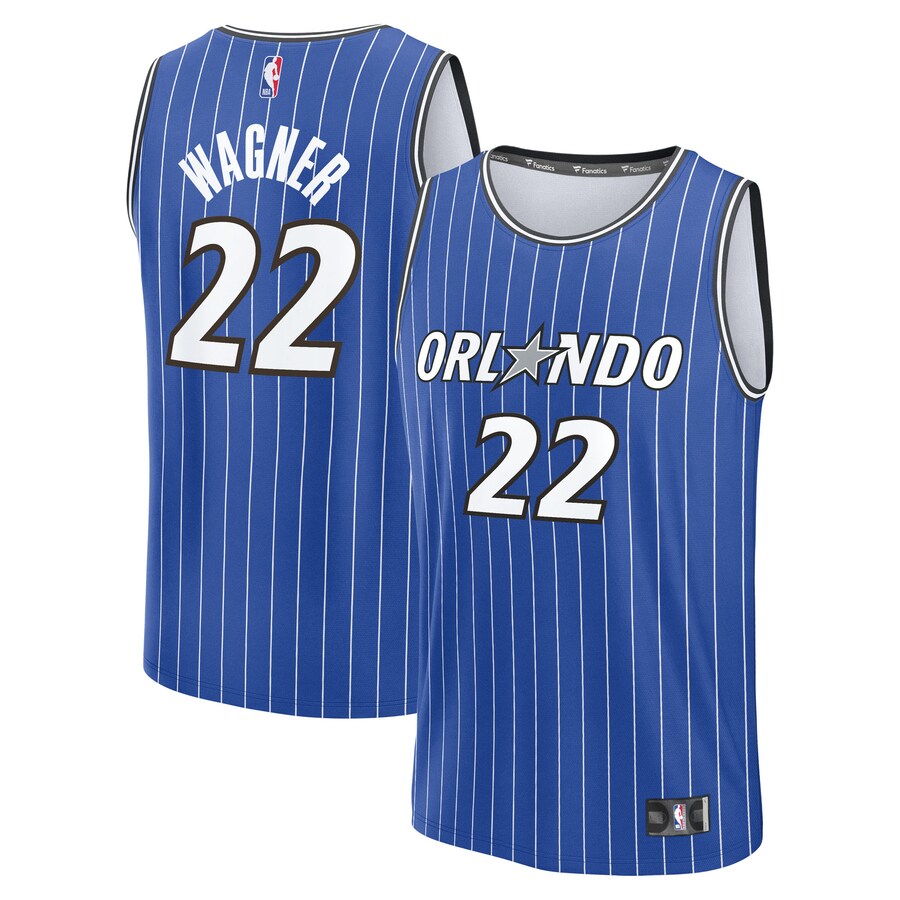 Youth Orlando Magic Franz Wagner Fanatics Blue Fast Break Replica Player Jersey - Icon Edition - Jersey