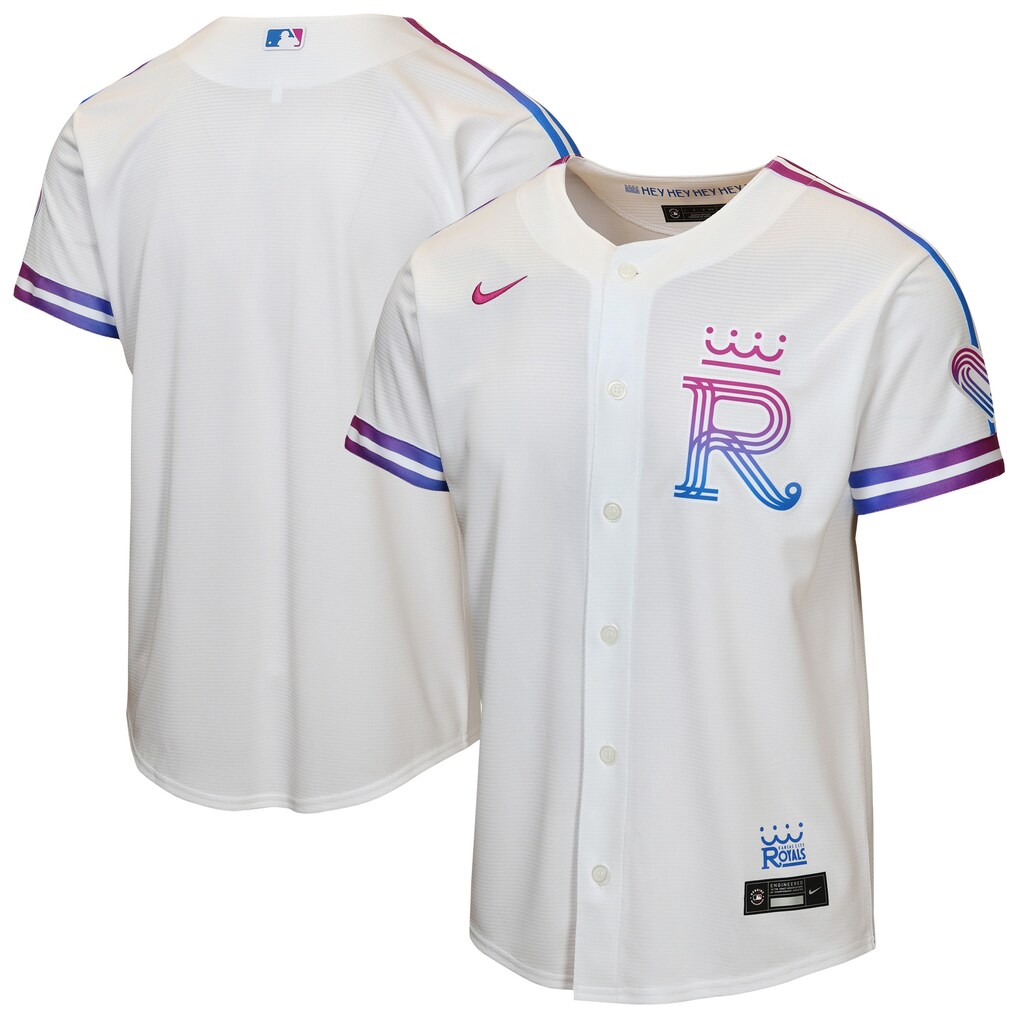 Youth Kansas City Royals  Nike White 2026 City Connect Stadium Jersey - Jersey