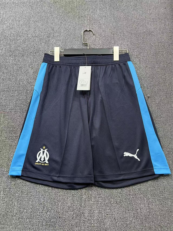 Marseille Soccer Jersey Away Custom Shorts 2025/26 - Jersey